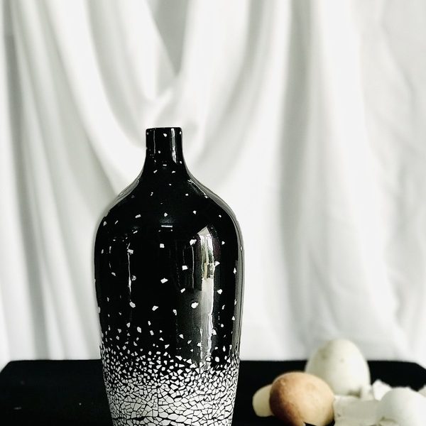 Bình Sơn Mài Trang Trí - Cẩn trứng 