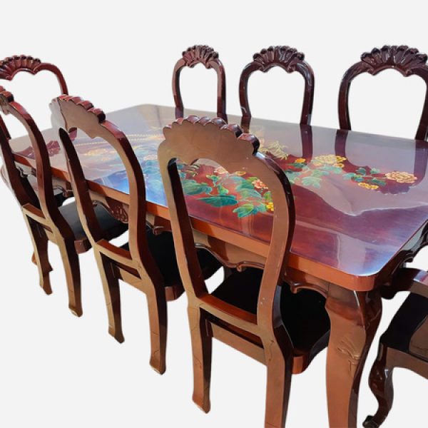 BỘ BÀN GHẾ NỘI THẤT SƠN MÀI