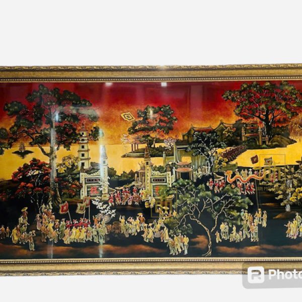 Tranh Sơn Mài Hội Đình 