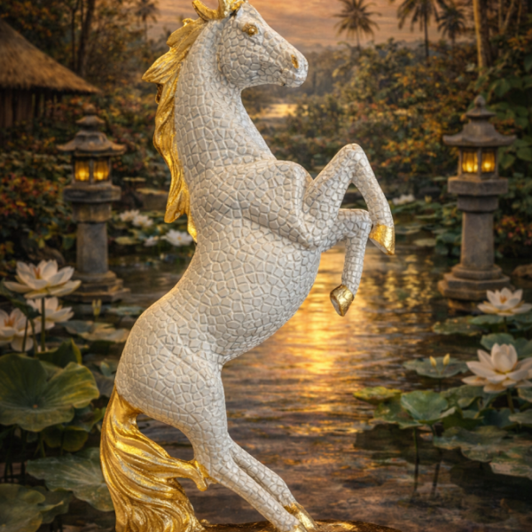 Tượng Bạch Mã Khai Xuân