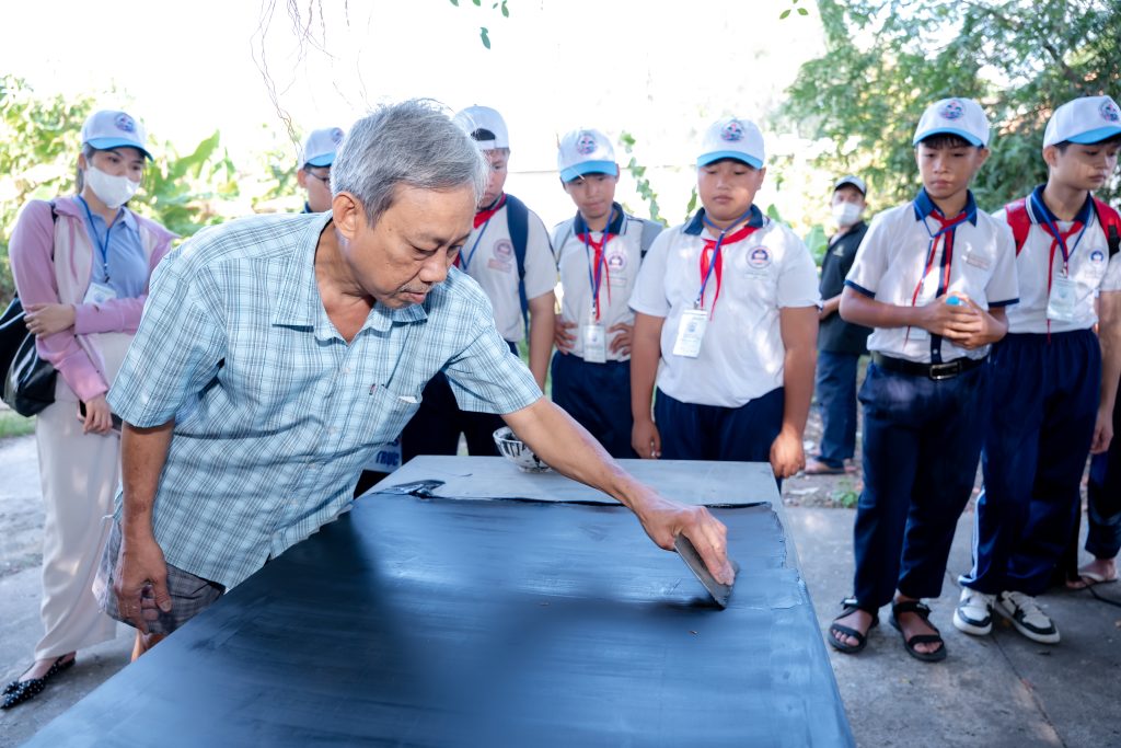 Trải nghiệm nghề sơn mài truyền thống